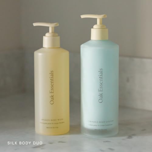 Oak Essentials Silk Body Duo, 2-Piece Body Care Set: Awaken Body - Product Imagery