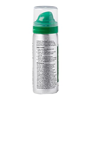 CURAD Flex Seal Spray Bandage, Water Resistant, Transparent, - Product Imagery