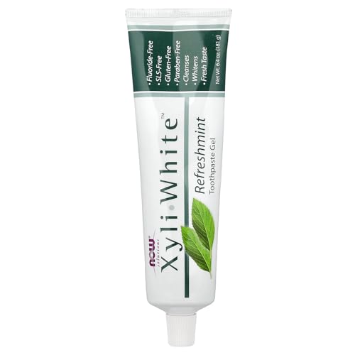 NOW Foods Solutions, Xyliwhite™ Toothpaste Gel, Refreshmint, - Product Imagery