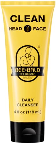 Bee Bald CLEAN Daily Head Care & Scalp Cleanser, Face Wash For - Product Imagery