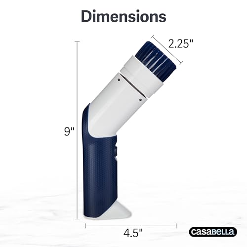 Casabella Power Spin Handheld Scrubber - Product Imagery