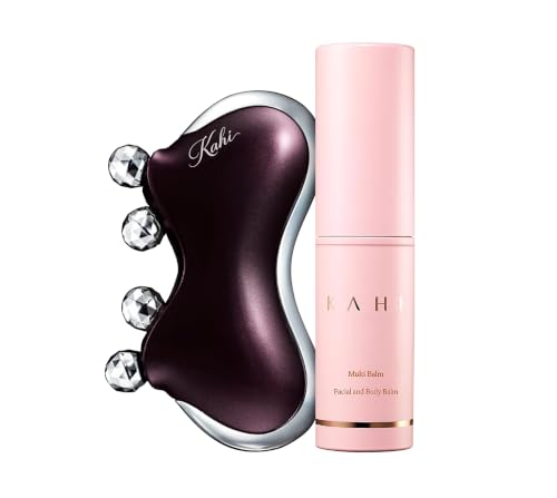 KAHI Wrinkle Bounce Multi Balm Stick and CAXA M1 Pearl Gua Sha - Product Imagery