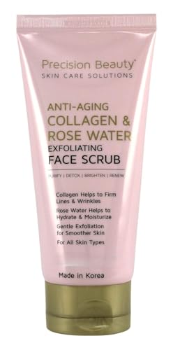 Precision Beauty Anti-Aging Collagen and Rose Water Exfoliating - Product Imagery