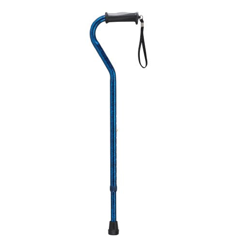 Adjustable Height Offset Handle Cane - Product Imagery