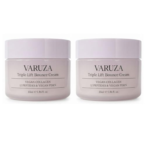 varuza Triple Lift Bounce Cream 55ml Vegan Collagen 12 Peptides Vegan PDRN 2ea