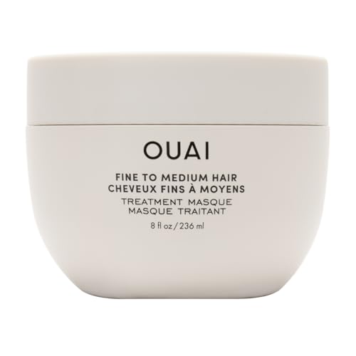 OUAI Lightweight Hydrating Hair Mask for Fine to Medium Hair, 8 oz – Paraben Free, Phthalate Free, Sulfate Free