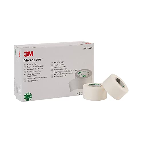 3M™ Micropore™ Surgical Tape 1530-1, 1 IN x 10 YD (2,5cm x - Product Imagery