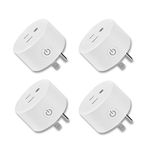 Sparkleiot Mini WiFi Smart Plug Outlet Voice Remtoe Control with Alexa Works with Google Assistant IFTTT, Tuya Smart APP