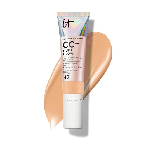 IT Cosmetics CC+ Cream Nude Glow Foundation with SPF 40 - Healthy Glow Tint