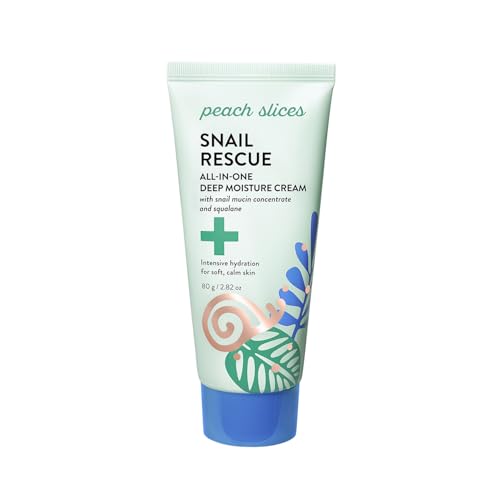 Peach Slices - Snail Rescue All-in-One Deep Moisture Cream (2.82 - Product Imagery