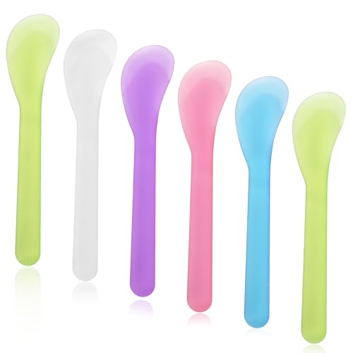 6 pcs Makeup Scoop Spatulas 5 Color Lotion Spatula 5 In Facial - Product Imagery