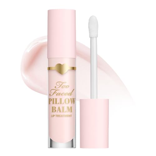 Too Faced Pillow Balm Ultra-Hydrating Lip Treatment | Liquid Lip Balm that Replenishes Lips with Hyaluronic Acid – 01 Or