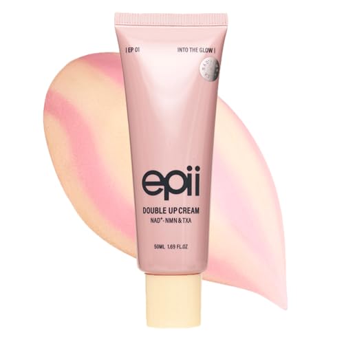 epii Double Up Cream - Firming Face Moisturizer for Aging Skin with NAD+ NMN TXA Niacinamide & 15% Squalane - Korean Ski
