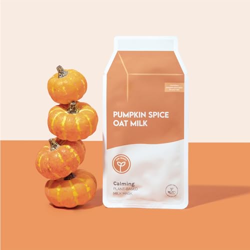 ESW Beauty Pumpkin Spice Oat Milk Face Mask, Korean Skin Care, 1 - Product Imagery