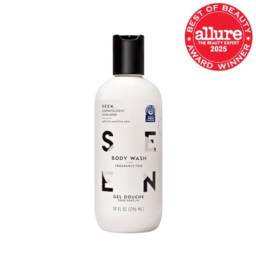 SEEN Body Wash, Fragrance Free - Non-Comedogenic & - Product Imagery