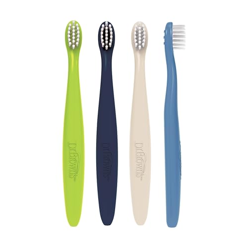 Dr. Brown's Infant-to-Toddler Toothbrush Set, Soft & Gentle - Product Imagery