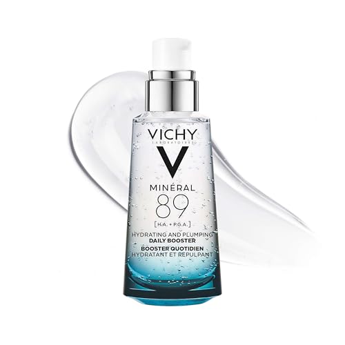 Vichy Mineral 89 Booster, Hyaluronic Acid Serum, Skin Barrier Repair – Fragrance Free