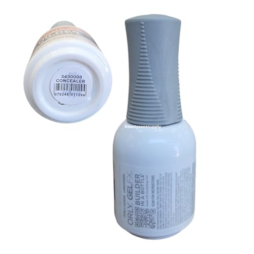 Orly GelFX Builder in a Bottle with built in Guardian Brush - Concealer, Infused with Vitamins A +E and Pro Vitamin B5… 