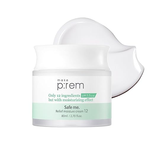 MAKEP:REM MAKE P:REM Safe Me. Relief Moisture Cream 12, 2.70 fl.oz. (80mL)