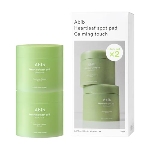 Abib Heartleaf Spot Pad Calming Touch Duo Set 160pads 10.14 fl. - Product Imagery