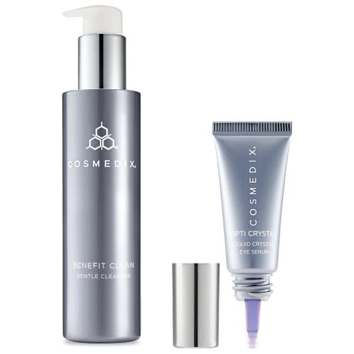 COSMEDIX Under Eye Serum for Dark Circles & Puffiness, Opti Crystal - Lifting & Firming Liquid Serum for Fine Lines & Wr