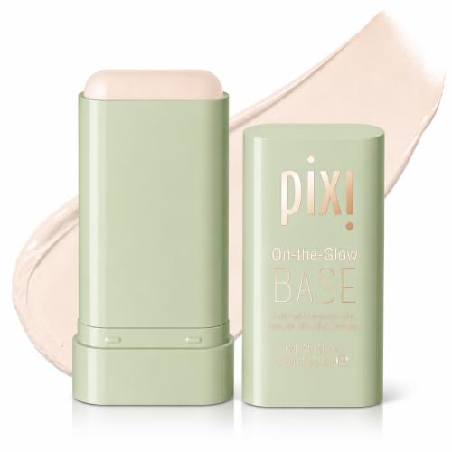 Pixi Beauty Foundation Stick | On-the-Glow Base Tinted Moisturizer in Porcelain for Fair Skin | Sheer Buildable Coverage