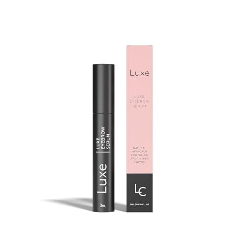 Luxe Cosmetics Eyebrow Serum for Hair Growth – Best Eyebrow Growth Serum for Fuller, Thicker, Longer Brows – Natural Bro