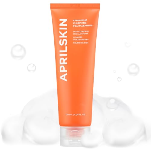 Aprilskin Carrotene Clarifying Foam Cleanser - Deep Cleansing - Product Imagery