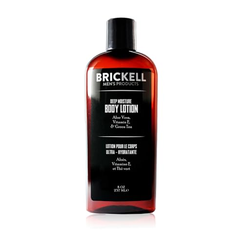 Brickell Men's Deep Moisture Body Lotion for Men, Protects and - Product Imagery