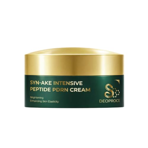 Deoproce Syn-Ake Intensive Peptide PDRN Cream 100g | Korean Facial Moisturizer with PDRN, Multi-Peptides, Hyaluronic Aci