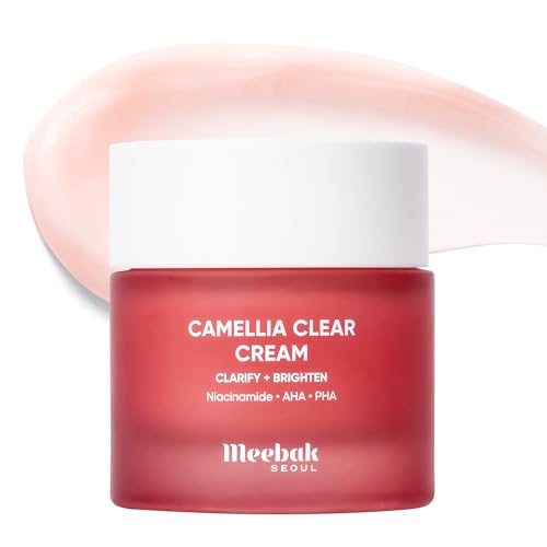 Meebak Camellia Cream, Daily Exfoliating Pore Cream, Night Cream - Product Imagery