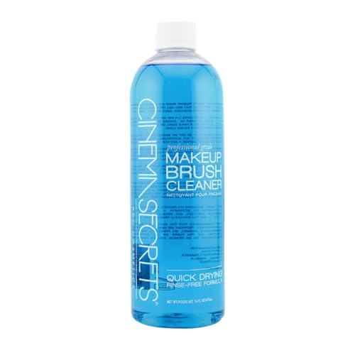 Cinema Secrets Original Blue Vanilla Makeup Brush Cleaner Solution - Professional Cleanser for Makeup Brushes - Quick-Dr