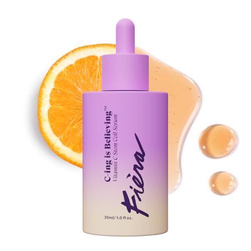 FI&Egrave;RA Fièra Vitamin C Serum with Hyaluronic Acid & Citrus Stem Cells - Anti-Aging Brightening, Firming, Hydrating