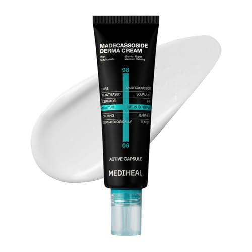 MEDIHEAL Madecassoside Derma Cream for Blemish Repair & Calming - Product Imagery