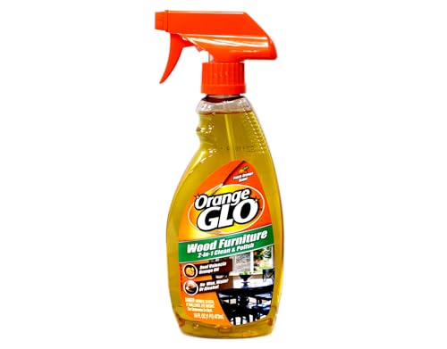 Orange Glo Wood Furniture 2-in-1 Clean & Polish Spray, Fresh - Product Imagery