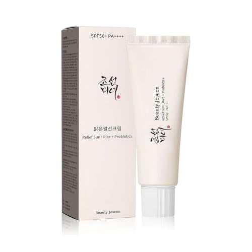 Relief Sun Organic Korean sunscreen SPF50+, PA++++ Riceand - Product Imagery
