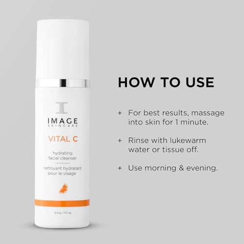IMAGE Skincare VITAL C Hydrating Facial Cleanser, 6 Fl Oz - Product Imagery