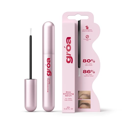 gr&oacute;a GRÓA Eyebrow Enhancing Serum- Grow thicker and Healthier Brows – Clear