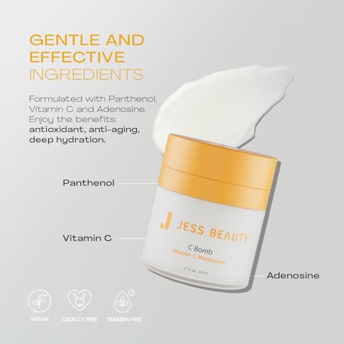 JESS BEAUTY | C-Bomb Vitamin C Moisturizer | Lightweight - Product Imagery