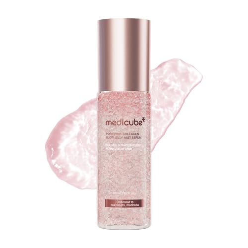 medicube Jelly Mist Serum with Pink PDRN Collagen, 2.02 fl.oz - Product Imagery