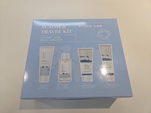 ROUND LAB Summer Travel Essential Kit with Sunscreen, 4 Step - Product Imagery