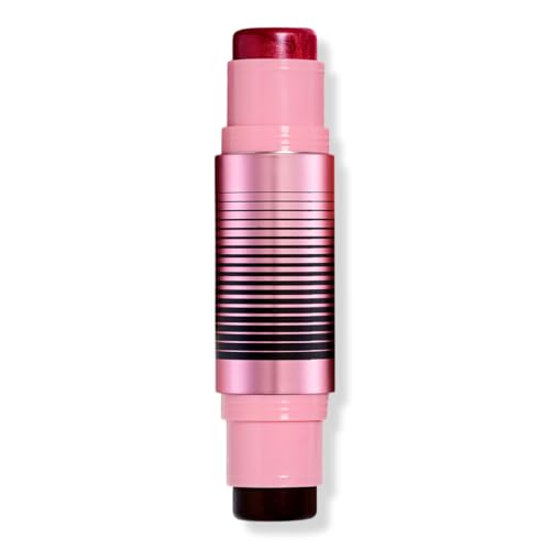 DIBS Beauty GlowTour Duo Shimmering Blush & Contour Stick for Face and Lips, Buildable Cream Formula, Pearly Glow Finish