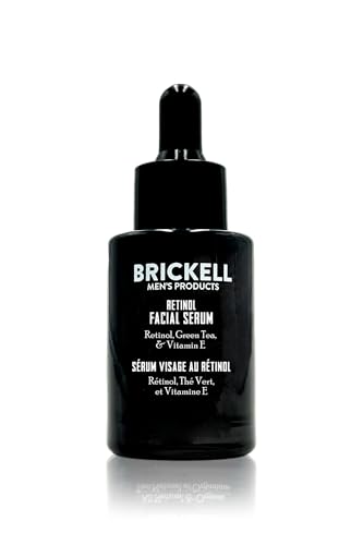 Brickell Men's Products Brickell Men's Retinol Skin Care Serum Treatment For Firming Face Lines & Eye Wrinkles, Deep Hyd