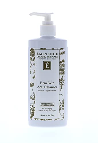 Eminence Organic Skincare Firm Skin Acai Cleanser with Hyaluronic Acid, 8.4 Ounce – hyluronic