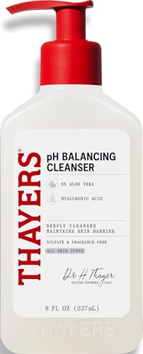 THAYERS pH Balancing Daily Cleanser, Face Wash with Aloe Vera, - Product Imagery