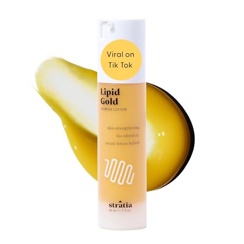 Stratia Lipid Gold Skin-Strengthening Ceramide Moisturizer with - Product Imagery