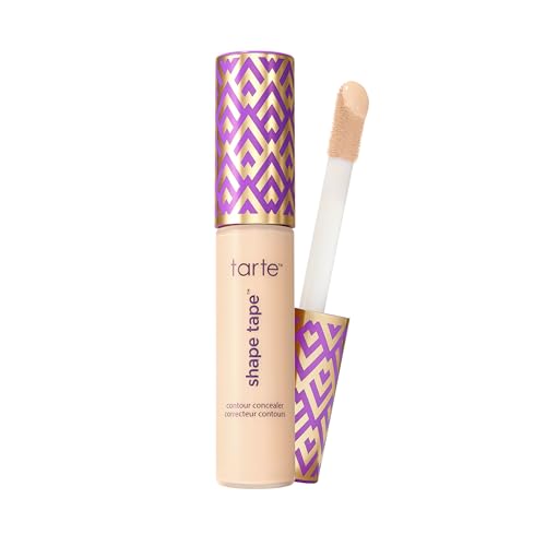 tarte shape tape concealer – Full-Coverage Creaseless Soft Matte Finish, Brightening Under-Eye & Face Makeup, 16hr Longw