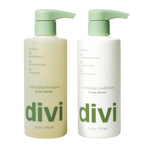 divi Volumizing Shampoo Conditioner Set for Fine Thinning - divi Official Imagery - 1