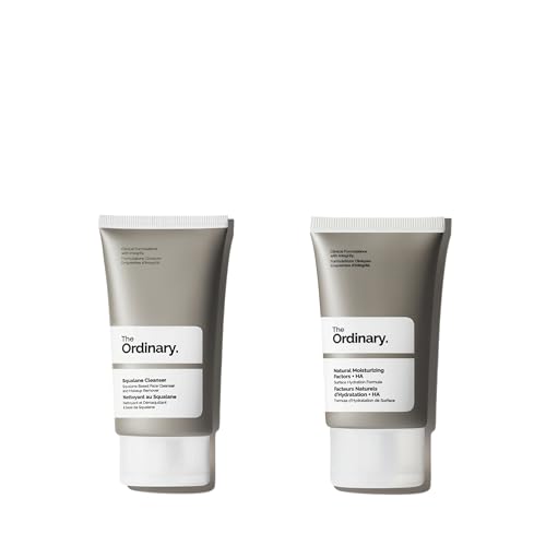 The Ordinary Skincare Essentials Travel Set: Squalane Cleanser & - Product Imagery