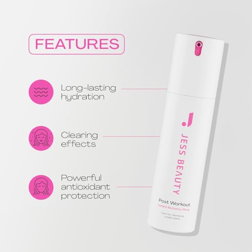 JESS BEAUTY | Post-Workout Gel Moisturizer | Deep Hydration Face - Product Imagery